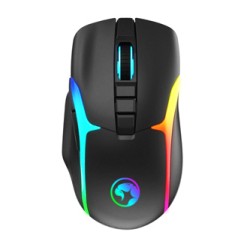 Marvo M729W PRO Mysz bezprzewodowa, czarna, 8000DPI