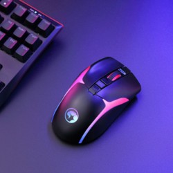 Marvo M729W PRO Mysz bezprzewodowa, czarna, 8000DPI