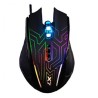 A4Tech X87 Oscar Neon Mysz przewodowa, czarna, 2400DPI