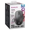 Defender FEAM MM-296 Mysz bezprzewodowa, czarna, 1600DPI