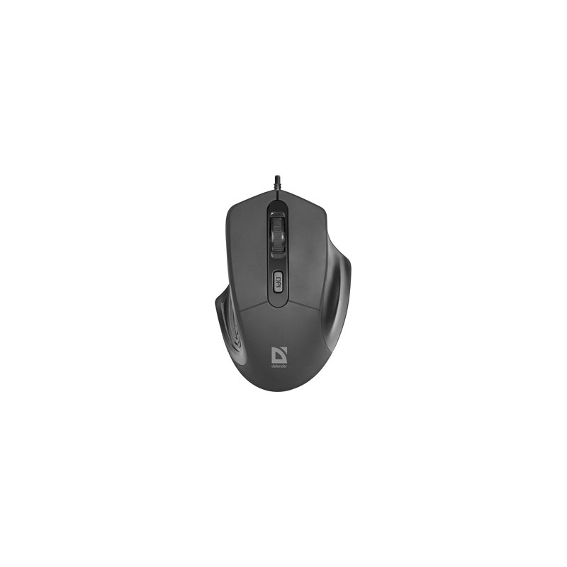 Defender Datum MB-347 Mysz przewodowa, czarna, 1600DPI