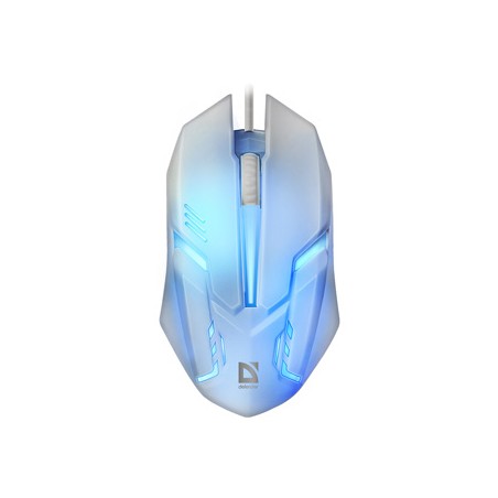 Defender Cyber MB-560L Mysz przewodowa, biała, 1200DPI