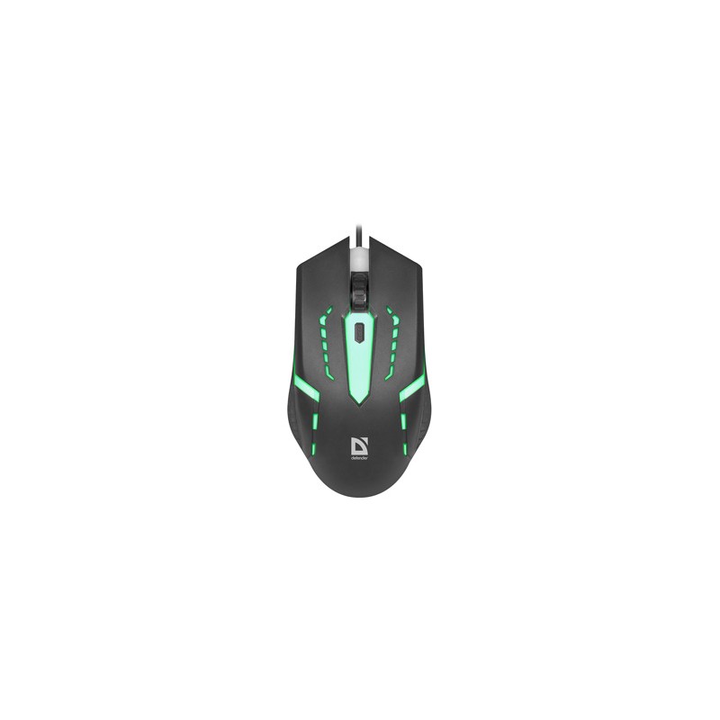 Defender Hit MB-601 Mysz przewodowa, czarna, 1200DPI