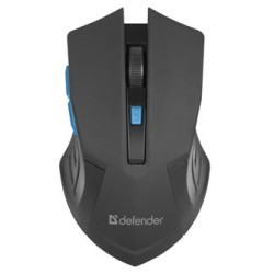 Defender Accura MM-275 Mysz bezprzewodowa, czarna, 1600DPI