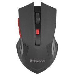 Defender Accura MM-275 Mysz bezprzewodowa, czarna, 1600DPI