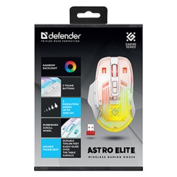Defender ASTRO ELITE GM-056 Mysz bezprzewodowa, przezroczysta, 3200DPI