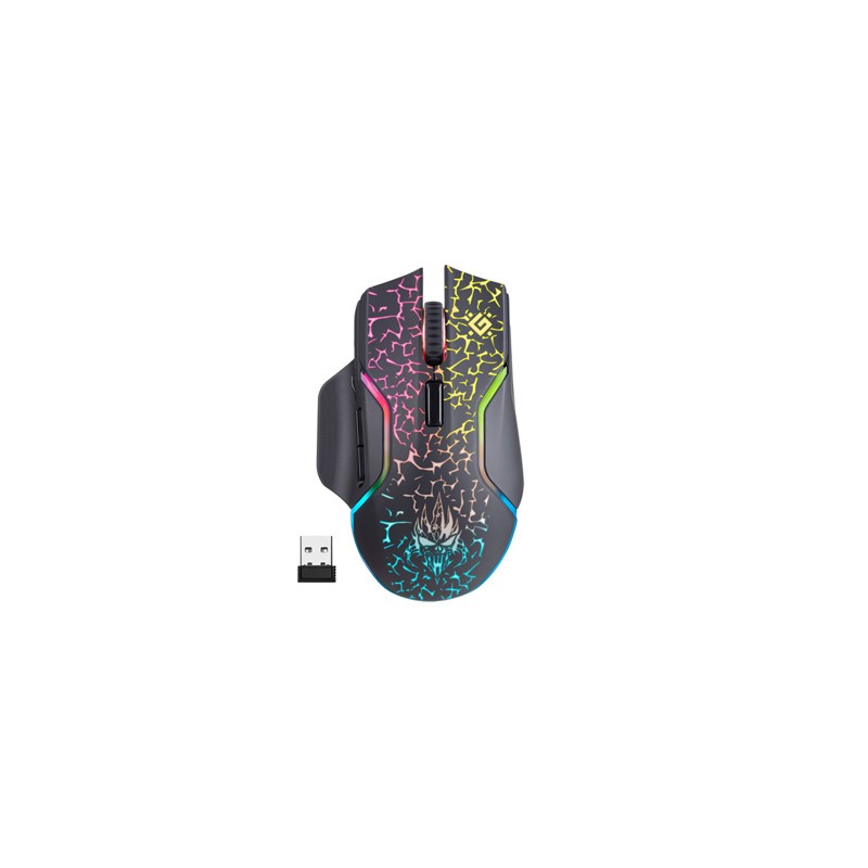 Defender Oneshot GM-067 LED Mysz bezprzewodowa, czarna, 3200DPI