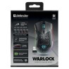 Defender Warlock GM-709L Mysz bezprzewodowa, czarna, 2400DPI