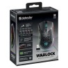 Defender Warlock GM-709L Mysz bezprzewodowa, czarna, 2400DPI
