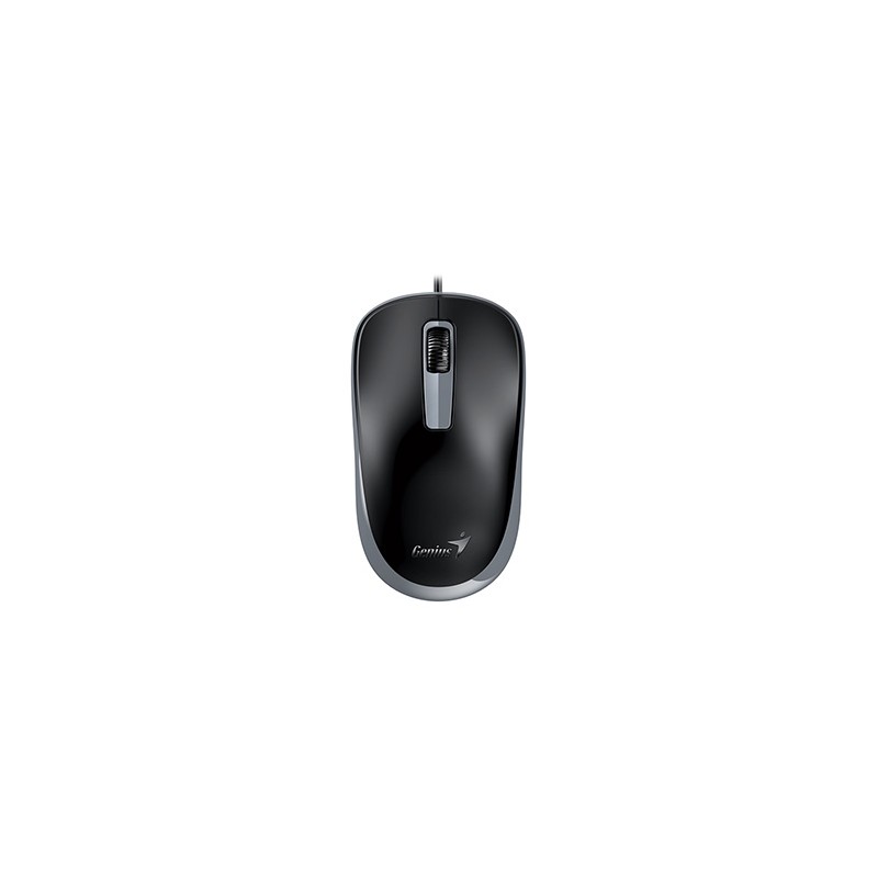 Genius DX-125S Mysz przewodowa, czarno-szara, 1200DPI