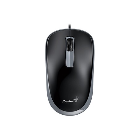 Genius DX-125S Mysz przewodowa, czarno-szara, 1200DPI