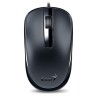 Genius DX-120 Mysz przewodowa, czarna, 1200DPI, USB-C