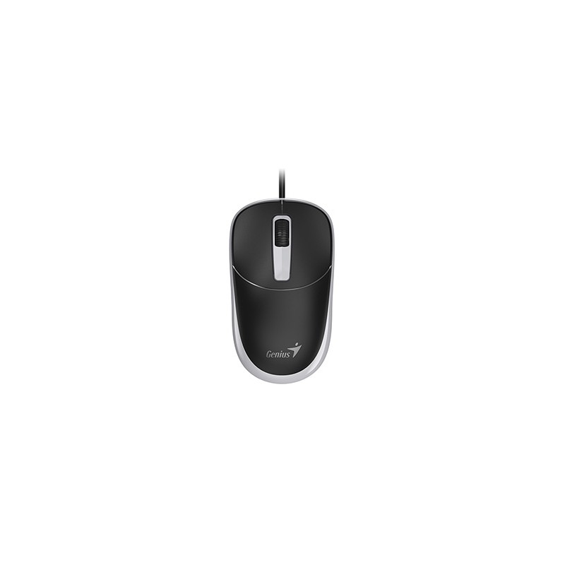 Genius DX-123 Mysz przewodowa, czarno-szara, 1200DPI
