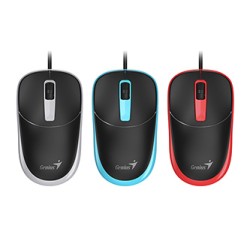 Genius DX-123 Mysz przewodowa, czarno-szara, 1200DPI