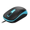 Genius DX-123 Mysz przewodowa, czarno-niebieski, 1200DPI