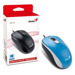 Genius DX-110 Mysz przewodowa, niebieska, 1000DPI