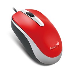 Genius DX-120 Mysz przewodowa, czerwona, 1200DPI
