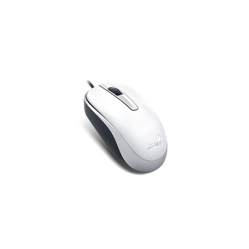 Genius DX-120 Mysz przewodowa, biała, 1200DPI