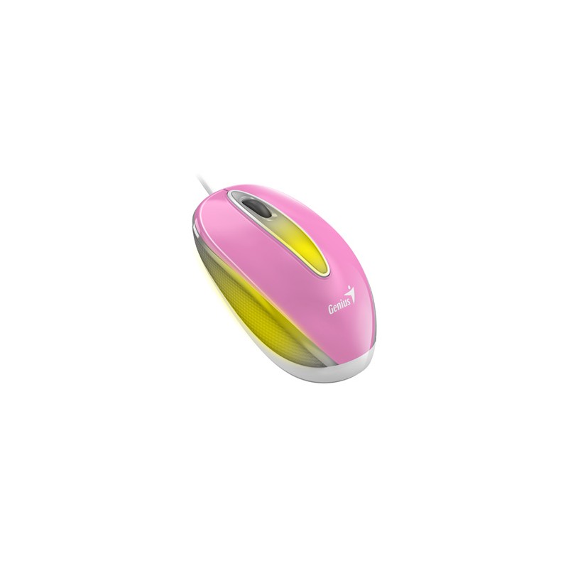 Genius DX-Mini Mysz przewodowa, różowa, 1000DPI