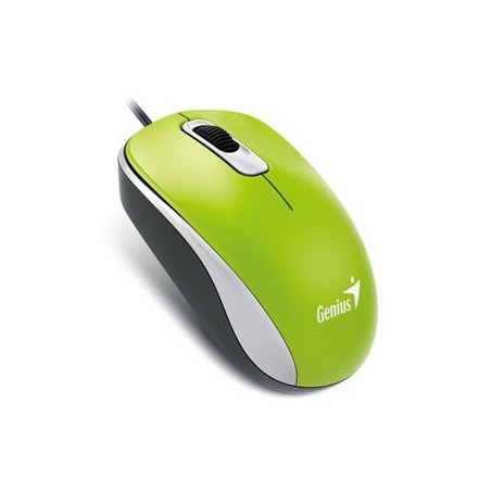 Genius DX-110 Mysz przewodowa, zielona, 1000DPI