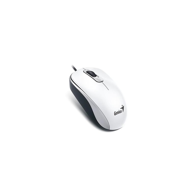 Genius DX-110 Mysz przewodowa, biała, 1000DPI
