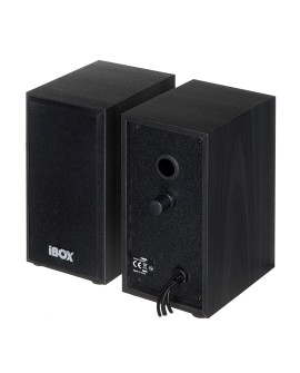 Zestaw głośników IBOX IGLSP1B (2.0 ciemne drewno)