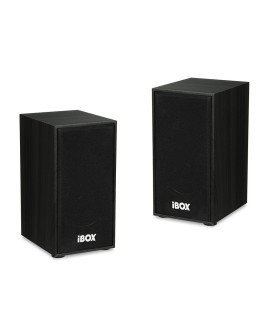 Zestaw głośników IBOX IGLSP1B (2.0 ciemne drewno)