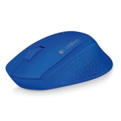 Logitech M280 Mysz bezprzewodowa, niebieska, 1000DPI