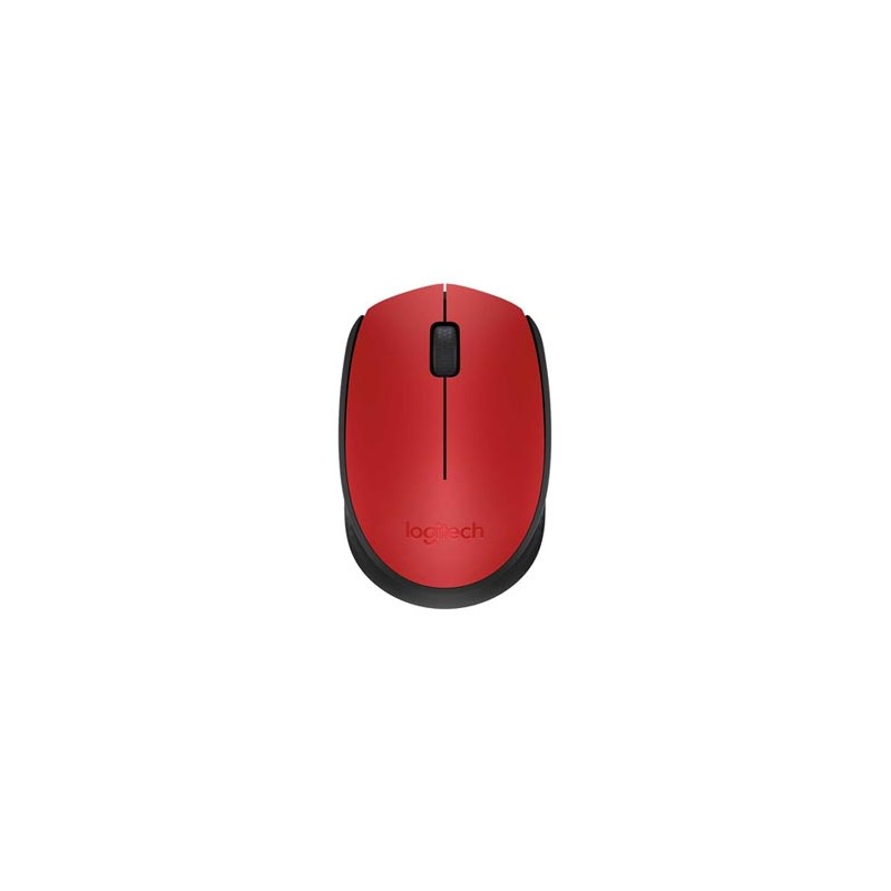 Logitech M171 Mysz bezprzewodowa, czerwona, 1000DPI