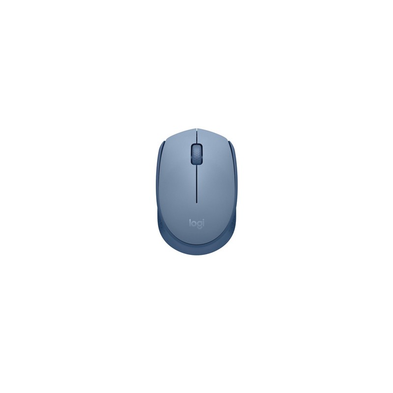 Logitech M171 Mysz bezprzewodowa, niebiesko-szara, 1000DPI