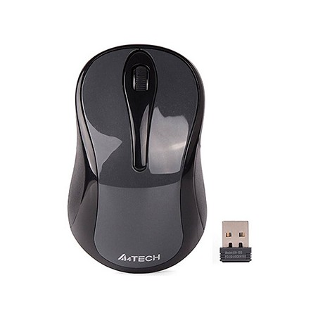 A4Tech G3-280N Mysz bezprzewodowa, szara, 1200DPI