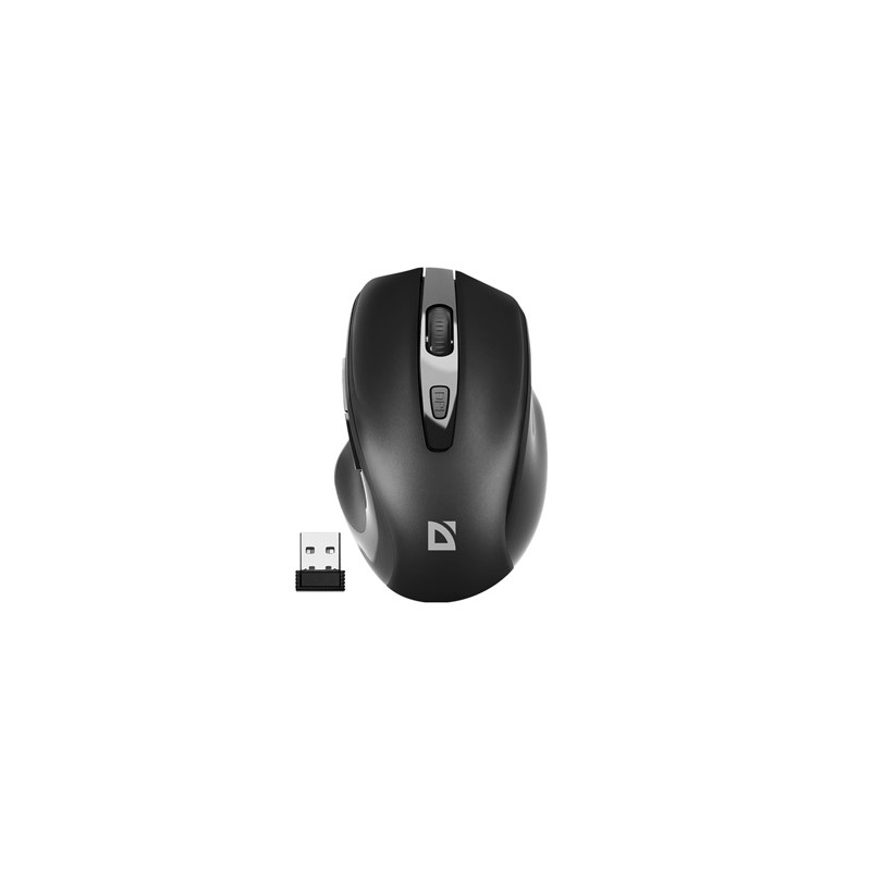 Defender PRIME MB-053 Mysz bezprzewodowa, czarna, 1600DPI