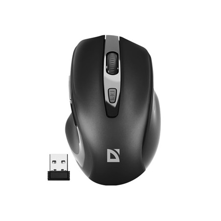 Defender PRIME MB-053 Mysz bezprzewodowa, czarna, 1600DPI