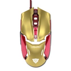 E-blue IRON MAN ARMOR EMS610 Mysz przewodowa, złota, 4000DPI