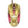 E-blue IRON MAN ARMOR EMS610 Mysz przewodowa, złota, 4000DPI