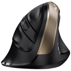 Genius Ergo 8250S Mysz bezprzewodowa, czarno-złota, 1600DPI