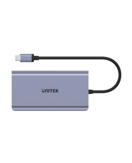 UNITEK HUB USB-C 8W1 USB-C 3.1, PD 100W, D1019B
