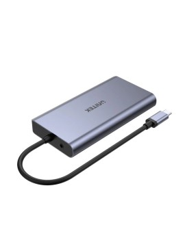 UNITEK HUB USB-C 8W1 USB-C 3.1, PD 100W, D1019B