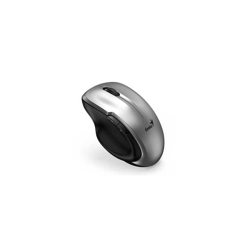 Genius Ergo 8200S Mysz bezprzewodowa, srebrna, 1200DPI