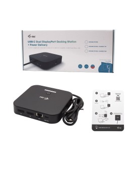 I-TEC USB-C 2XDP DOCK W/ PD100W/I-TEC USB-C DUAL DISPLAY DOCK