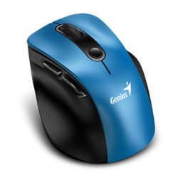 Genius Ergo 9000S Mysz bezprzewodowa, czarno-niebieski, 2400DPI