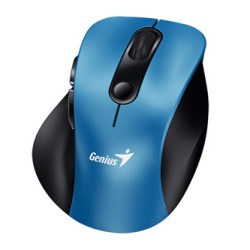 Genius Ergo 9000S Mysz bezprzewodowa, czarno-niebieski, 2400DPI