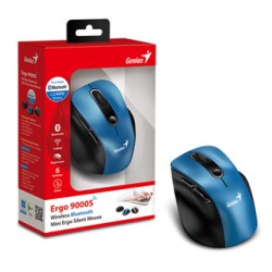 Genius Ergo 9000S Mysz bezprzewodowa, czarno-niebieski, 2400DPI