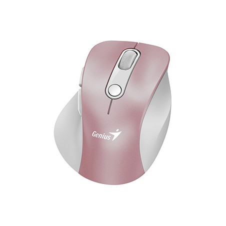 Genius Ergo 9000S Pro Mysz bezprzewodowa, różowa, 2400DPI