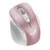 Genius Ergo 9000S Pro Mysz bezprzewodowa, różowa, 2400DPI