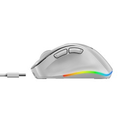 Genius Ergo 9000S Pro Mysz bezprzewodowa, biała, 2400DPI