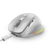 Genius Ergo 9000S Pro Mysz bezprzewodowa, biała, 2400DPI