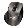 Genius Ergo 9000S Mysz bezprzewodowa, tytan, 2400DPI
