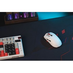 Marvo MONKA GURU Mysz biała, 26000DPI, Tri-Mode