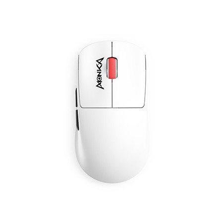 Marvo MONKA PRIME Mysz biała, 26000DPI, Tri-Mode